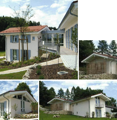 Einfamilienhaus Seeon, Umsetzung von Architekt Namberger im Chiemgau, Ansicht 1