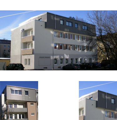 Sanierung/Aufstockung mfh Traunreut, Umsetzung von Architekt Namberger aus Traunstein, Ansicht 1