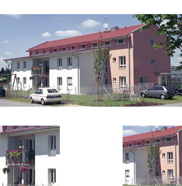 Wohnheim für Autisten Wasserburg, Umsetzung von Architekt Namberger im Chiemgau, Ansicht 1